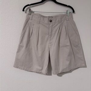 Pompeii Men's Pleated Casual Shorts - Light Beige Size 40 NWT